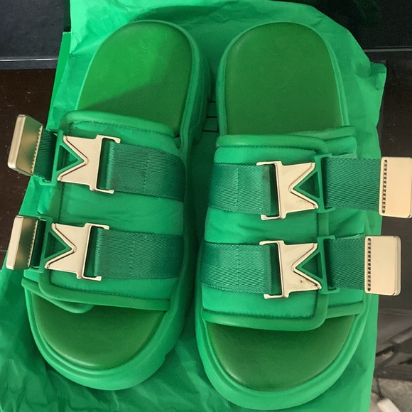 Bottega Veneta Flash Sandal Green Size 43 - Picture 3 of 3